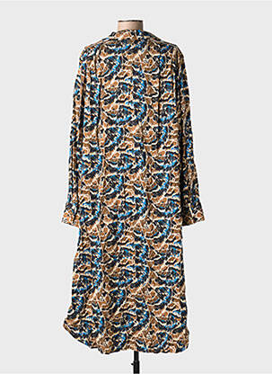 Rochie lungă mâneci lungi mâneci lungi bej LOLA ESPELETA femeie