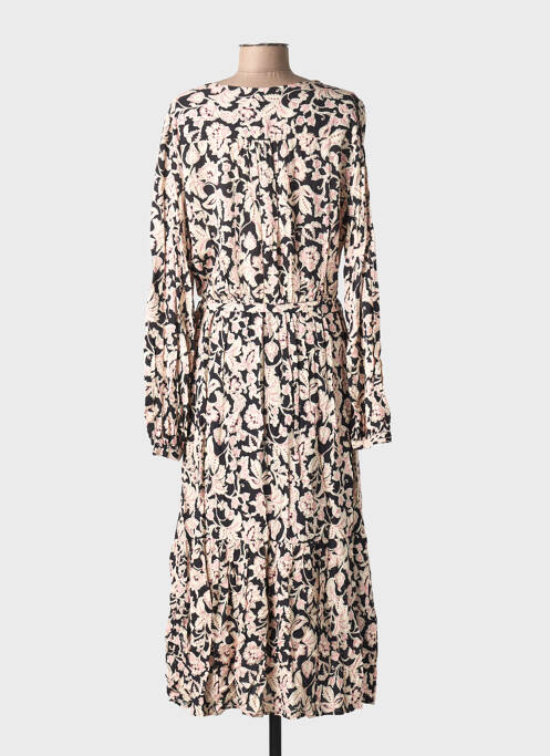 Rochie lungă mâneci lungi mâneci lungi negru C'EST BEAU LA VIE femme