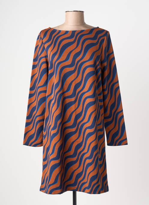 Rochie midi mâneci lungi mâneci lungi maro SURKANA femme