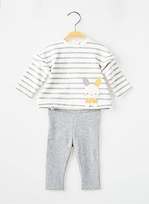 Set pantaloni mâneci lungi gri MAYORAL fată