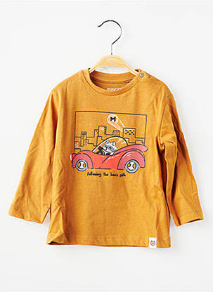Tricou mâneci lungi mâneci lungi maro MAYORAL băiat