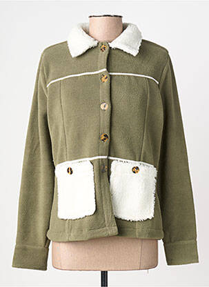 Jachete casual buzunare verde AGATHE & LOUISE femeie
