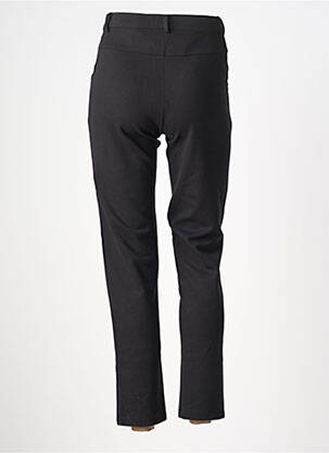 Pantalon slim țesătură poplin mărime normală negru AGATHE & LOUISE femeie