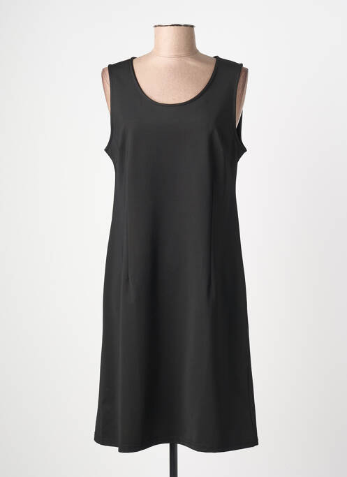 Rochie midi fără mâneci fără mâneci negru HALOGENE femme