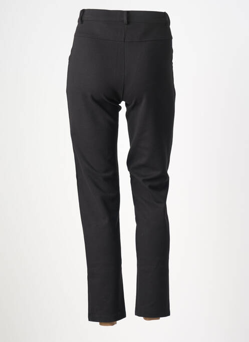 Pantalon slim țesătură poplin mărime normală negru AGATHE & LOUISE femme