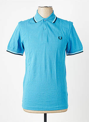 Polo elasticitate mâneci scurte albastru FRED PERRY homme