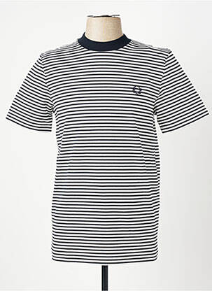 Tricou broderie mâneci scurte negru FRED PERRY bărbat