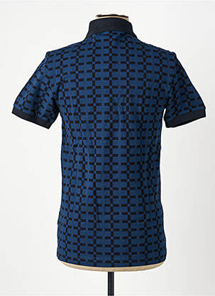Tricou broderie mâneci lungi albastru FRED PERRY bărbat