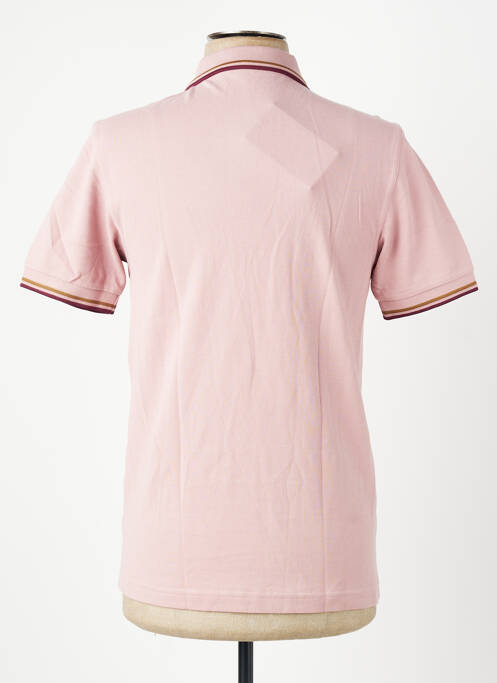 Polo elasticitate mâneci scurte roz FRED PERRY homme