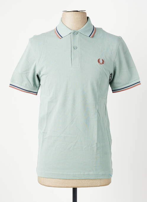 Polo elasticitate mâneci scurte verde FRED PERRY homme