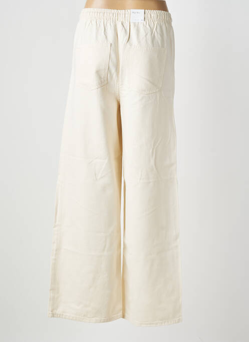 Pantalon larg buzunare mărime normală bej SELECTED femme