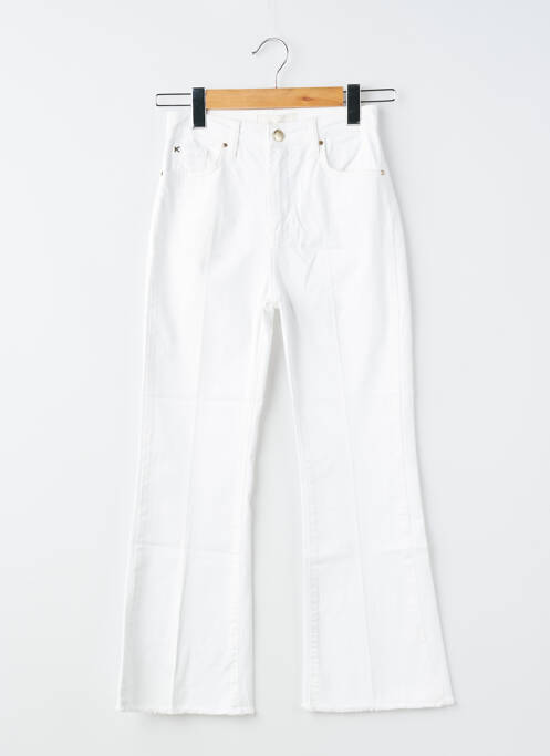 Pantalon drept elasticitate mărime normală alb KOCCA femme