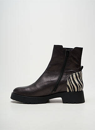 Botine/ghete toc mic toc de 4 la 6 cm negru MKD femeie