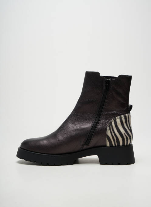 Botine/ghete toc mic toc de 4 la 6 cm negru MKD femme