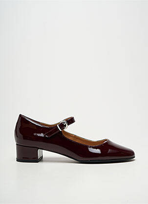 Pantofi cu toc material neted toc de 4 la 6 cm violet EMILIE KARSTON femeie