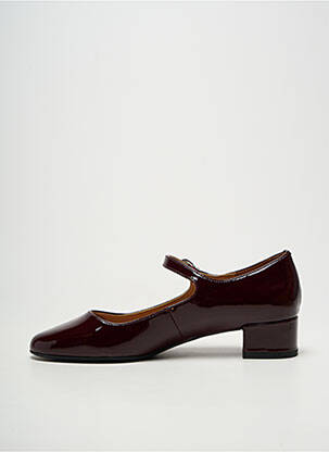 Pantofi cu toc material neted toc de 4 la 6 cm violet EMILIE KARSTON femeie