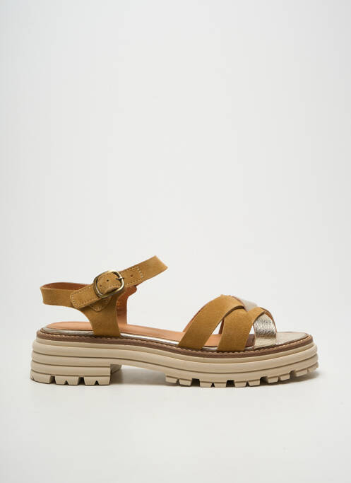 Sandale/pantofi decupați tip de talpă amortizantă toc de 4 la 6 cm bej MINKA DESIGN femme