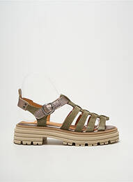 Spartane toc mic toc de 4 la 6 cm verde MINKA DESIGN femme