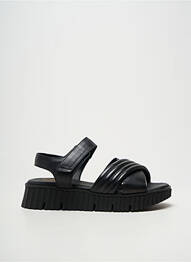 Sandale/pantofi decupați vârf deschis toc de 4 la 6 cm negru GEO-REINO femme