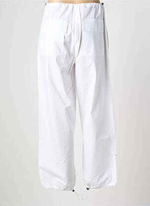 Pantalon drept țesătură poplin mărime normală alb URBAN BY ALEMBIKA femeie