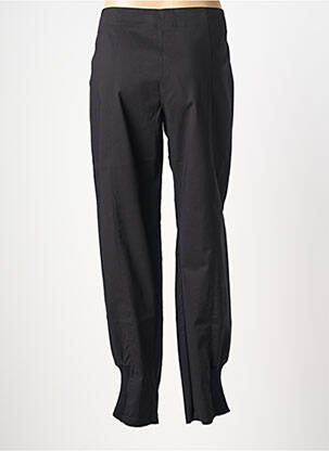 Pantalon slim talie înaltă talie înaltă negru MALOKA femeie