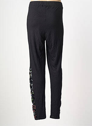 Pantalon slim talie elastică mărime normală negru NÖR femeie
