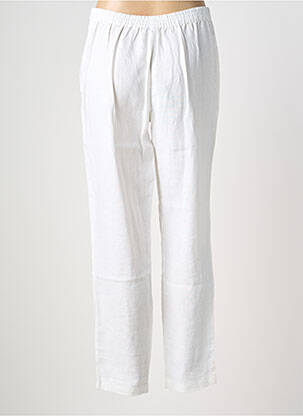 Pantalon drept talie cu cleme talie înaltă bej KOKOMARINA femeie