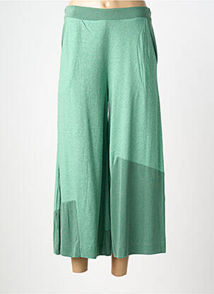 Pantalon 7/8 elasticitate mărime normală verde OZAI N KU femeie