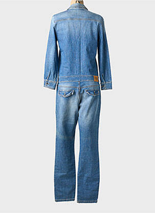 Salopetă-pantalon buzunare mâneci lungi albastru PLEASE femeie
