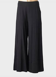 Pantalon larg buzunare mărime normală negru OZAI N KU femme
