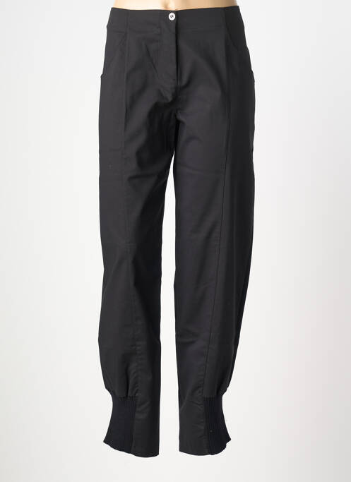 Pantalon slim buzunare talie înaltă negru MALOKA femme