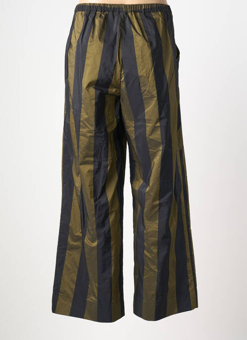 Pantalon larg croială fluidă mărime normală verde ALEMBIKA femme