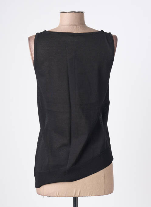 Top țesătură jersey fără mâneci negru KUIT KUIT femme