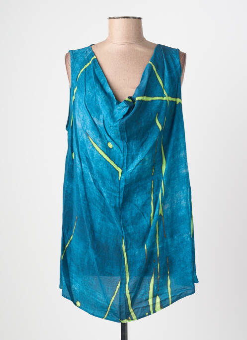 Top țesătură jersey fără mâneci verde OZAI N KU femme