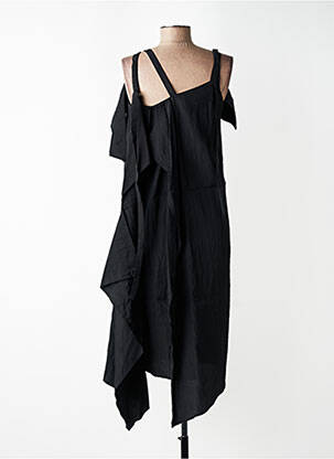 Rochie midi fără mâneci fără mâneci negru CPC femeie