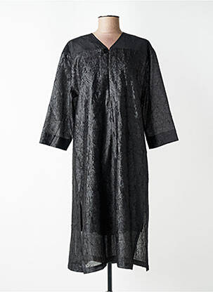 Rochie midi mâneci 3/4 mâneci 3/4 negru CPC femeie