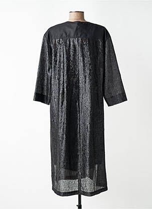 Rochie midi mâneci 3/4 mâneci 3/4 negru CPC femeie