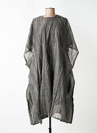 Rochie midi mâneci scurte mâneci scurte gri CPC femme