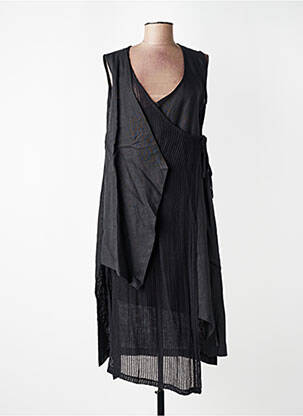 Rochie midi fără mâneci fără mâneci negru LOTUS EATERS femeie