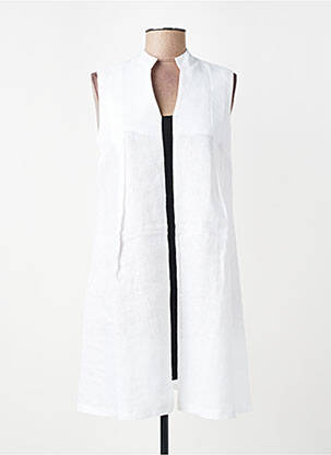Rochie scurtă fără mâneci fără mâneci alb LOTUS EATERS femeie