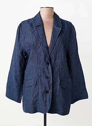 Jachete casual guler tip costum albastru CPC femme