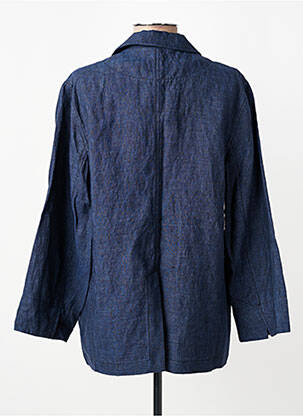 Jachete casual guler tip costum albastru CPC femeie