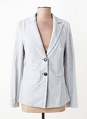 Jachete casual guler tip costum gri PLEASE femeie