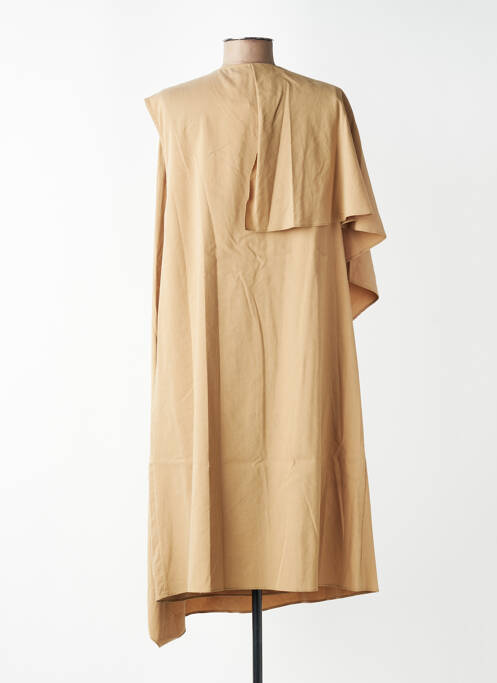 Rochie midi mâneci scurte mâneci scurte bej CPC femme
