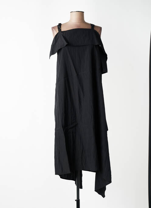 Rochie midi fără mâneci fără mâneci negru CPC femme