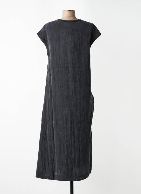 Rochie midi mâneci scurte mâneci scurte gri CPC femme