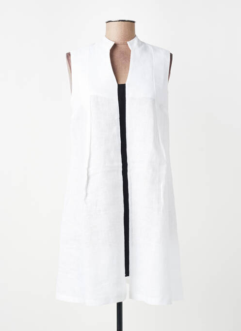 Rochie scurtă fără mâneci fără mâneci alb LOTUS EATERS femme