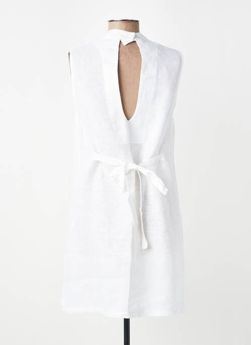 Rochie scurtă fără mâneci fără mâneci alb LOTUS EATERS femme