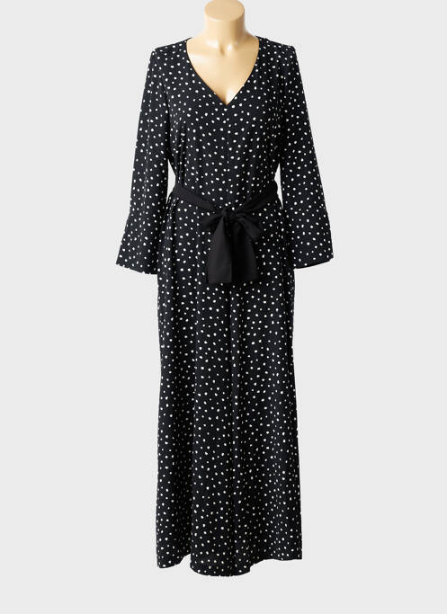 Salopetă-pantalon croială fluidă mâneci lungi negru HUMILITY femme