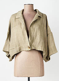 Jachete casual guler tip costum verde GERSHON BRAM femme